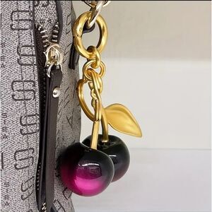 Cherry OMBRE Keychain BAG CHARM New